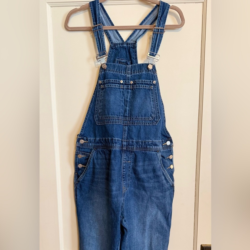 GAP Classic Denim Overalls, size SMALL TALL